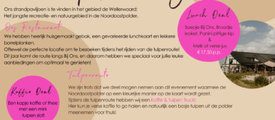 Tulpenfestival locatie: Bij Ons in de Wellerwaard