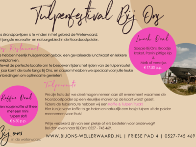 Standort des Tulpenfestes: Bij Ons in de Wellerwaard