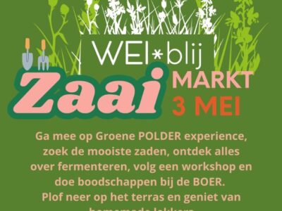 WEi*blij Zaai market - at Zuiderkrib