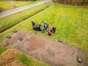 Scholieren planten nieuwe selfieveld voor Tulpenfestival 2026